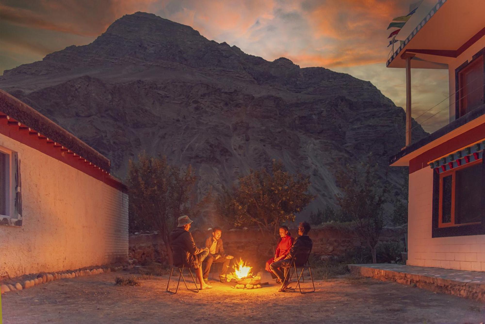 קאזה Echor Mud Huts Tabo, Spiti Valley מראה חיצוני תמונה