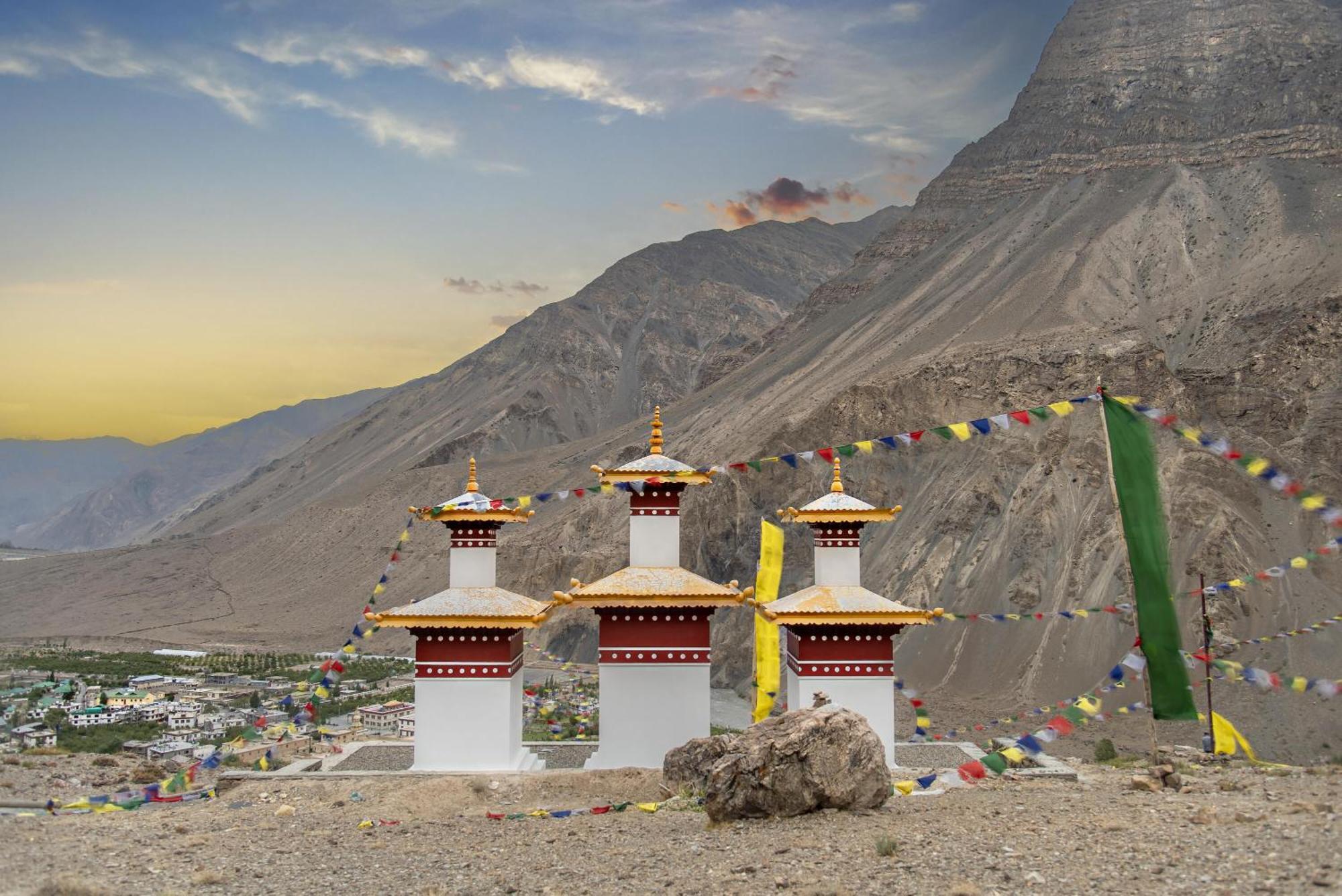 קאזה Echor Mud Huts Tabo, Spiti Valley מראה חיצוני תמונה